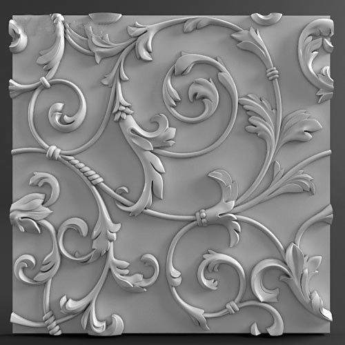 Гипсовая 3D панель PNL2235 купить в Decoro-Gesso.ru