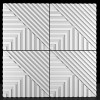 Гипсовая 3D панель PNL2254 купить в Decoro-Gesso.ru