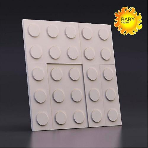 Гипсовая 3D панель PNL2068 купить в Decoro-Gesso.ru