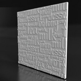 Гипсовая 3D панель PNL2233