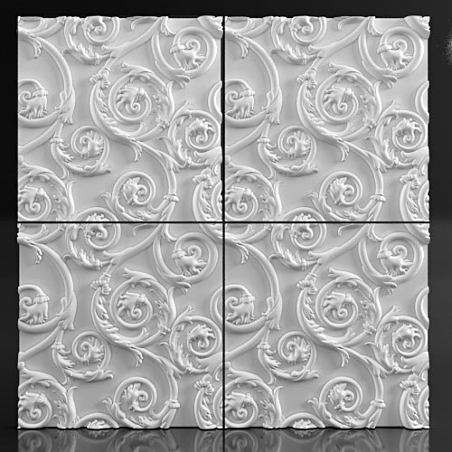 Гипсовая 3D панель PNL2264 купить в Decoro-Gesso.ru