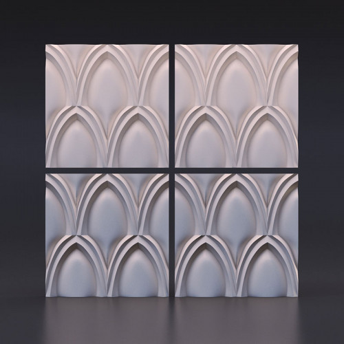 Гипсовая 3D панель PNL2080 купить в Decoro-Gesso.ru