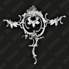 Декоративный элемент ДЭ 2 из Decoro-Gesso гипса купить в Decoro-Gesso.ru