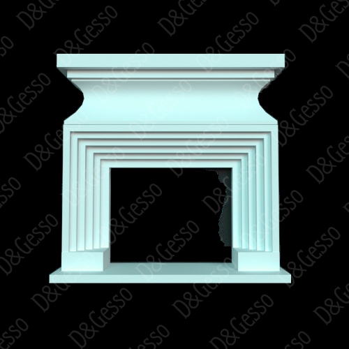 Гипсовый Камин Decoro-Gesso КН6 купить в Decoro-Gesso.ru