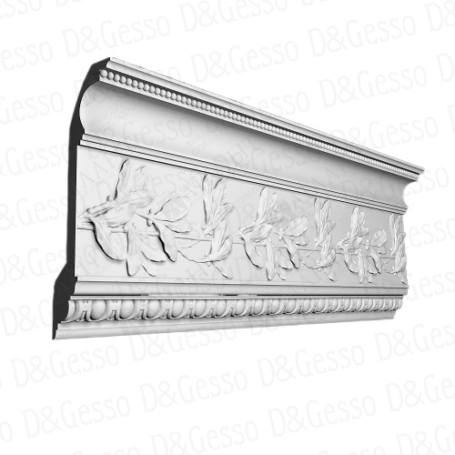 Потолочный Карниз с декором КД Decoro-Gesso 8 купить в Decoro-Gesso.ru