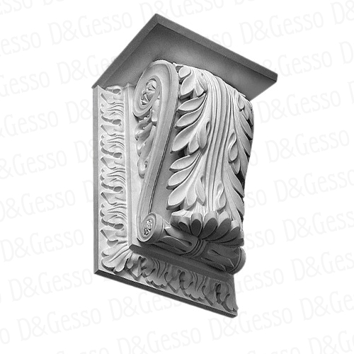 Гипсовый Кронштейн Decoro-Gesso КР10 купить в Decoro-Gesso.ru