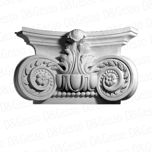 Гипсовая Капитель КП Decoro-Gesso 1 купить в Decoro-Gesso.ru