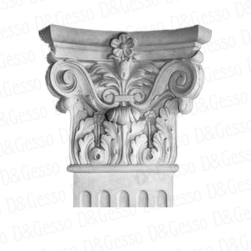 Гипсовая Капитель КП Decoro-Gesso 4 купить в Decoro-Gesso.ru