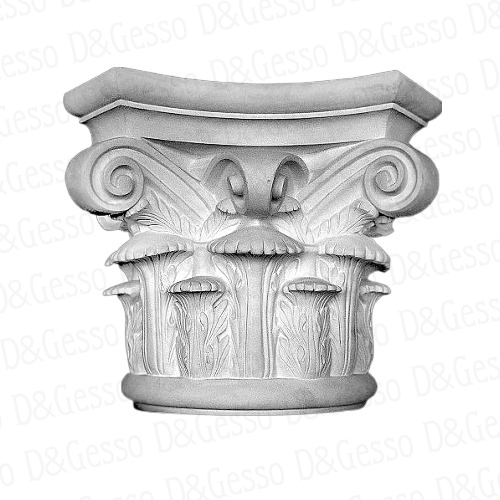 Гипсовая Капитель КП Decoro-Gesso 6 купить в Decoro-Gesso.ru