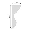Гладкий Молдинг Decoro-Gesso М146 купить в Decoro-Gesso.ru
