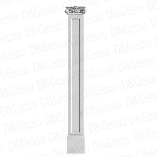 Гипсовая Пилястра ПЛ Decoro-Gesso 1 купить в Decoro-Gesso.ru
