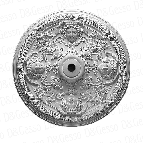 Потолочная накладная Розетка РН Decoro-Gesso 24 купить в Decoro-Gesso.ru