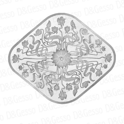 Потолочная накладная Розетка РН Decoro-Gesso 28 купить в Decoro-Gesso.ru