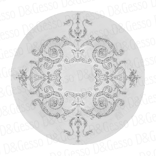 Врезная потолочная Розетка Decoro-Gesso Р12 купить в Decoro-Gesso.ru