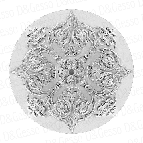 Врезная потолочная Розетка Decoro-Gesso Р14 купить в Decoro-Gesso.ru