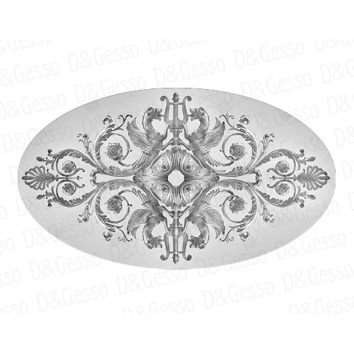 Врезная потолочная Розетка Decoro-Gesso Р19 купить в Decoro-Gesso.ru