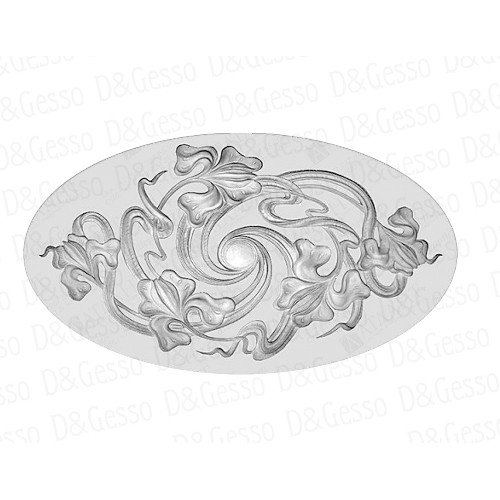 Врезная потолочная Розетка Decoro-Gesso Р21 купить в Decoro-Gesso.ru