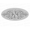 Врезная потолочная Розетка Decoro-Gesso Р26 купить в Decoro-Gesso.ru