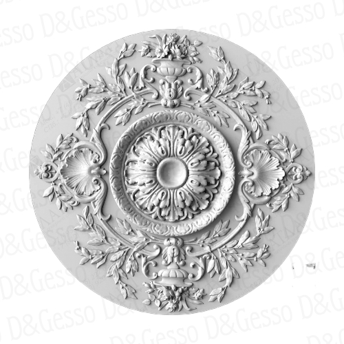 Врезная потолочная Розетка Decoro-Gesso Р39 купить в Decoro-Gesso.ru