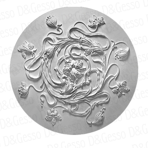 Врезная потолочная Розетка Decoro-Gesso Р40 купить в Decoro-Gesso.ru