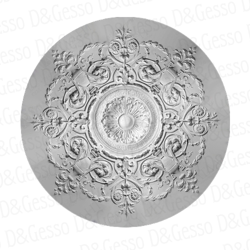 Врезная потолочная Розетка Decoro-Gesso Р43 купить в Decoro-Gesso.ru