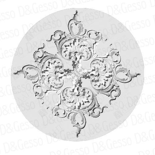 Врезная потолочная Розетка Decoro-Gesso Р5 купить в Decoro-Gesso.ru