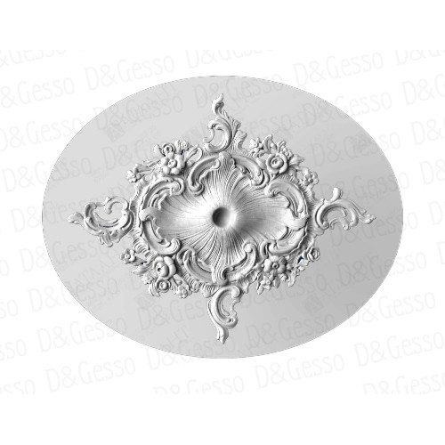 Врезная потолочная Розетка Р Decoro-Gesso 50 купить в Decoro-Gesso.ru