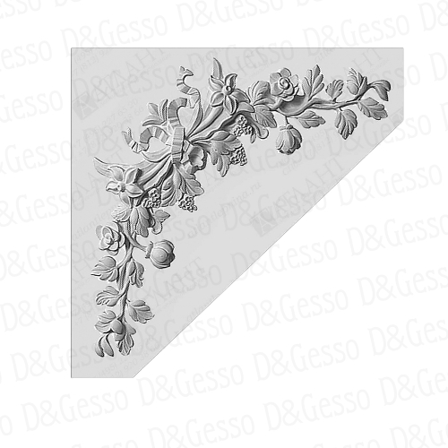 Гипсовый Угол Decoro-Gesso УВ22 купить в Decoro-Gesso.ru
