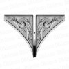 Гипсовый Угол УВ18 Decoro-Gesso Л,П купить в Decoro-Gesso.ru